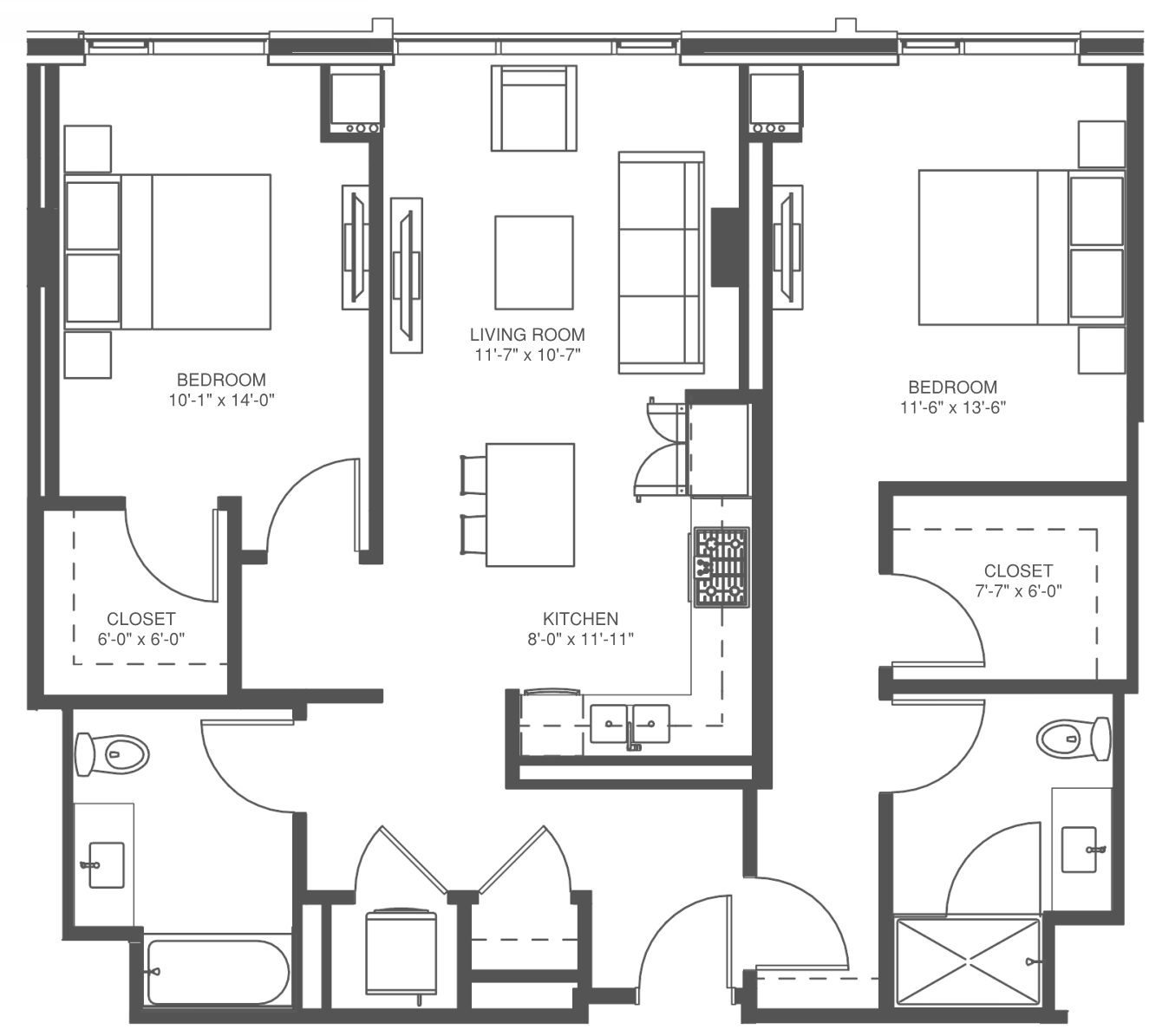 855 W. Madison St Studio-3 Beds Apartment for Rent - Photo Gallery 14